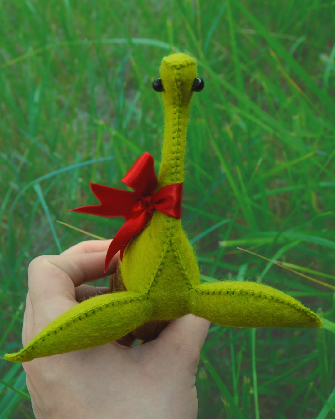 Matcha Taiyaki Plesiosaur Plush