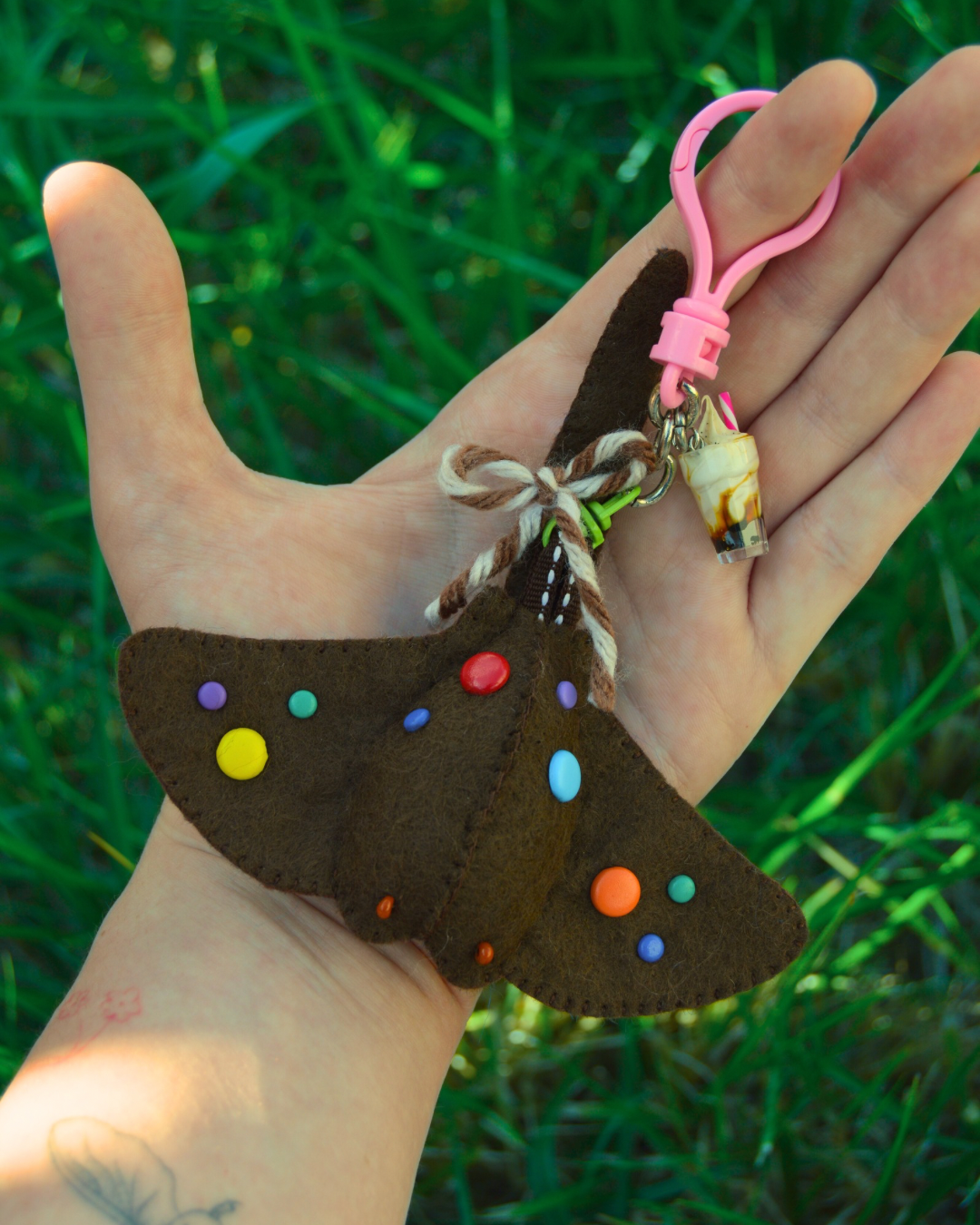 Chocolate Sting Ray Keychain