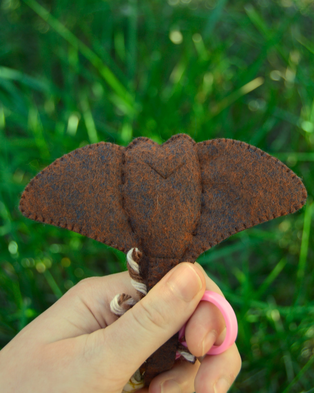 Chocolate Sting Ray Keychain