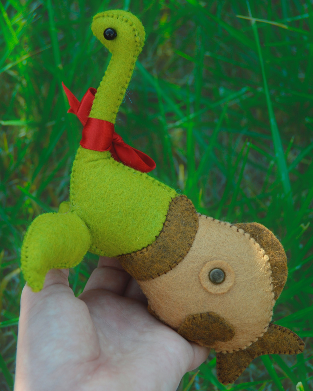 Matcha Taiyaki Plesiosaur Plush