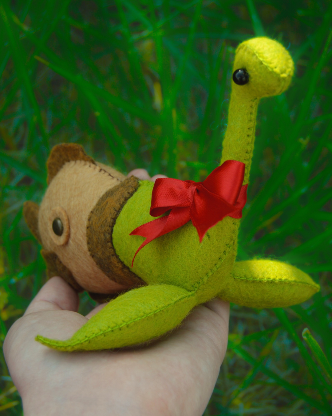 Matcha Taiyaki Plesiosaur Plush