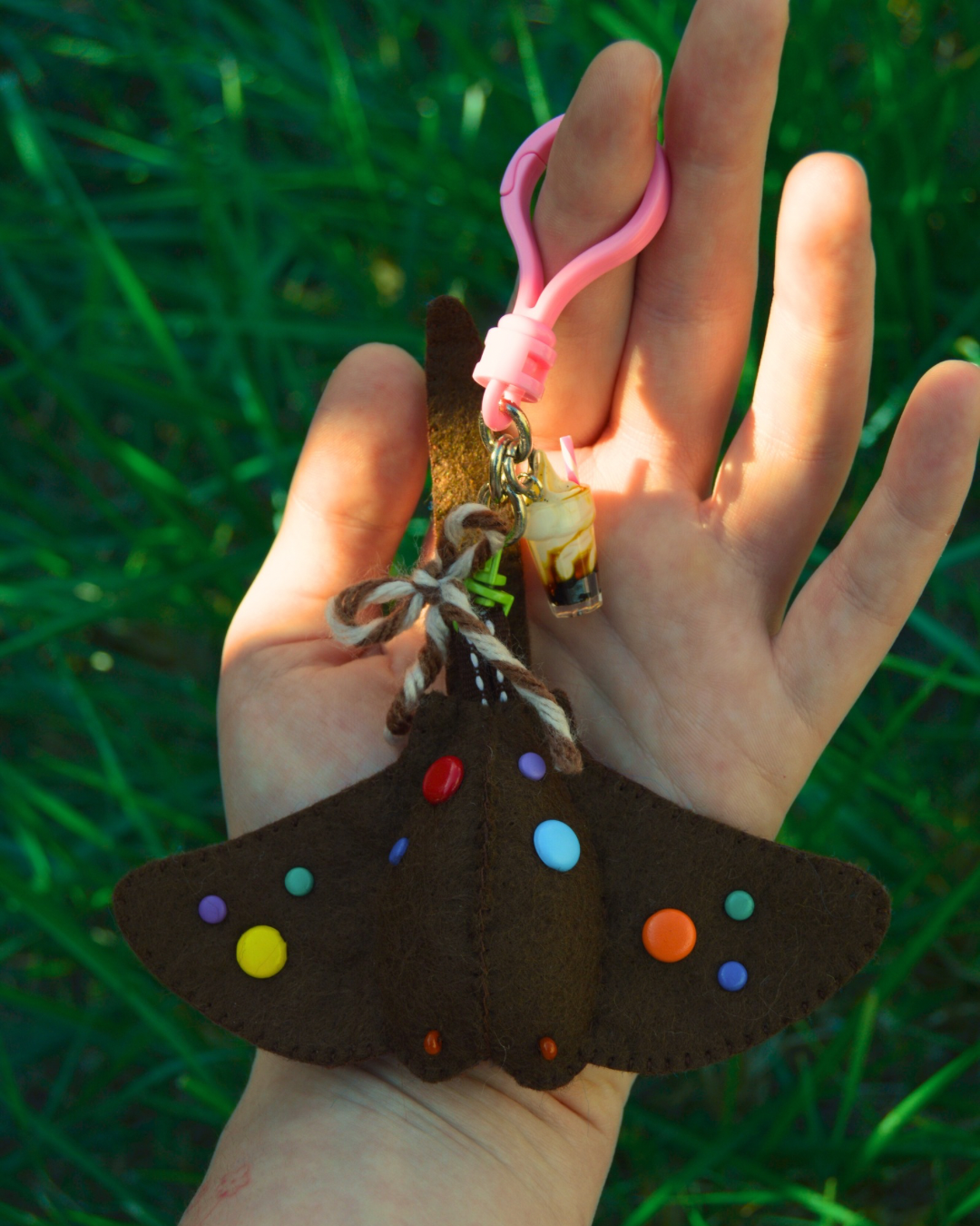 Chocolate Sting Ray Keychain