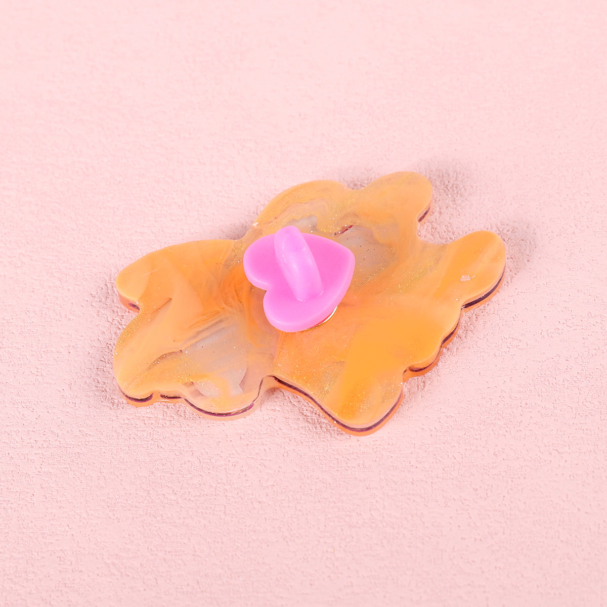 Rhino Beetle Triceratops Pearl Acrylic Pin