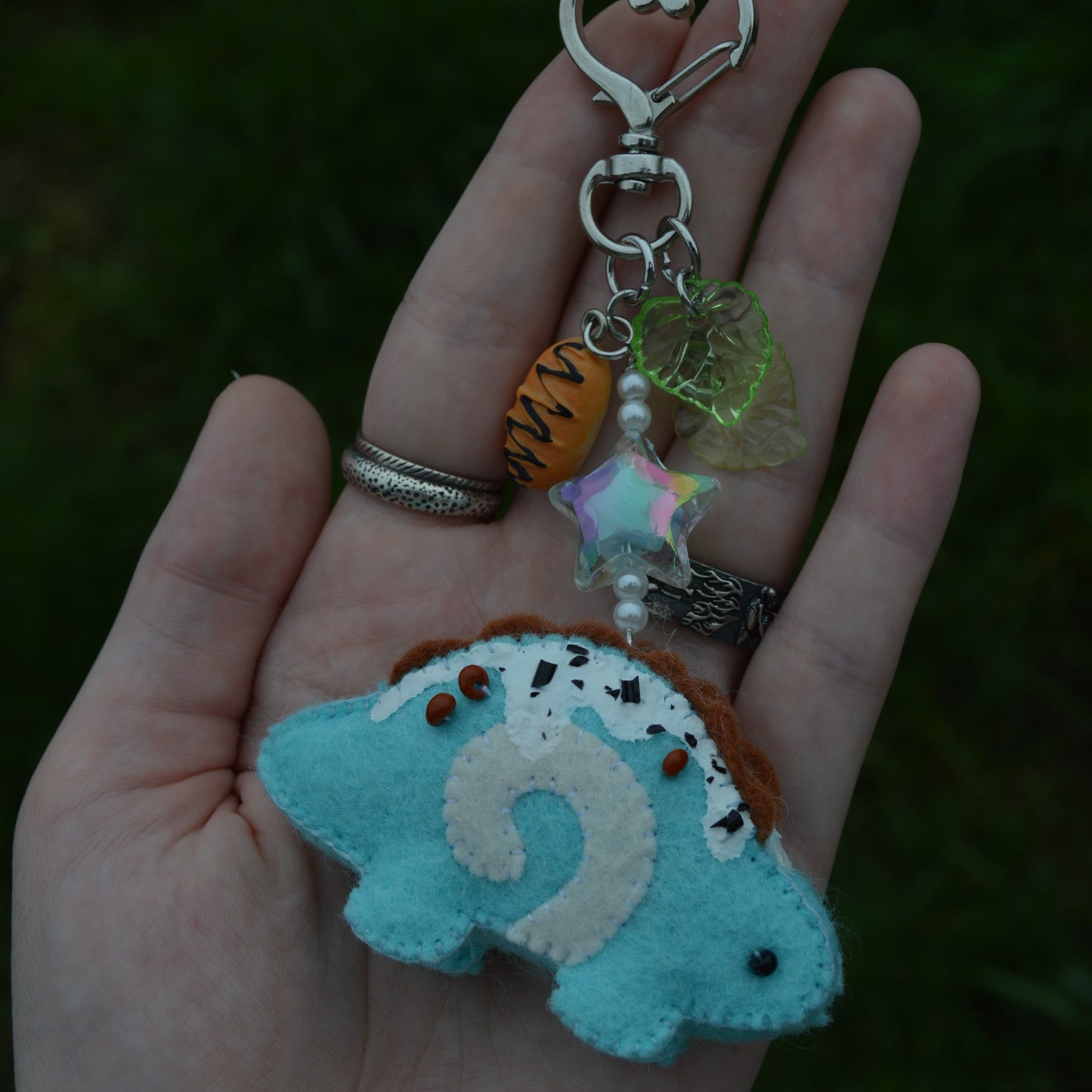 Mint Chocolate Stego Keychain