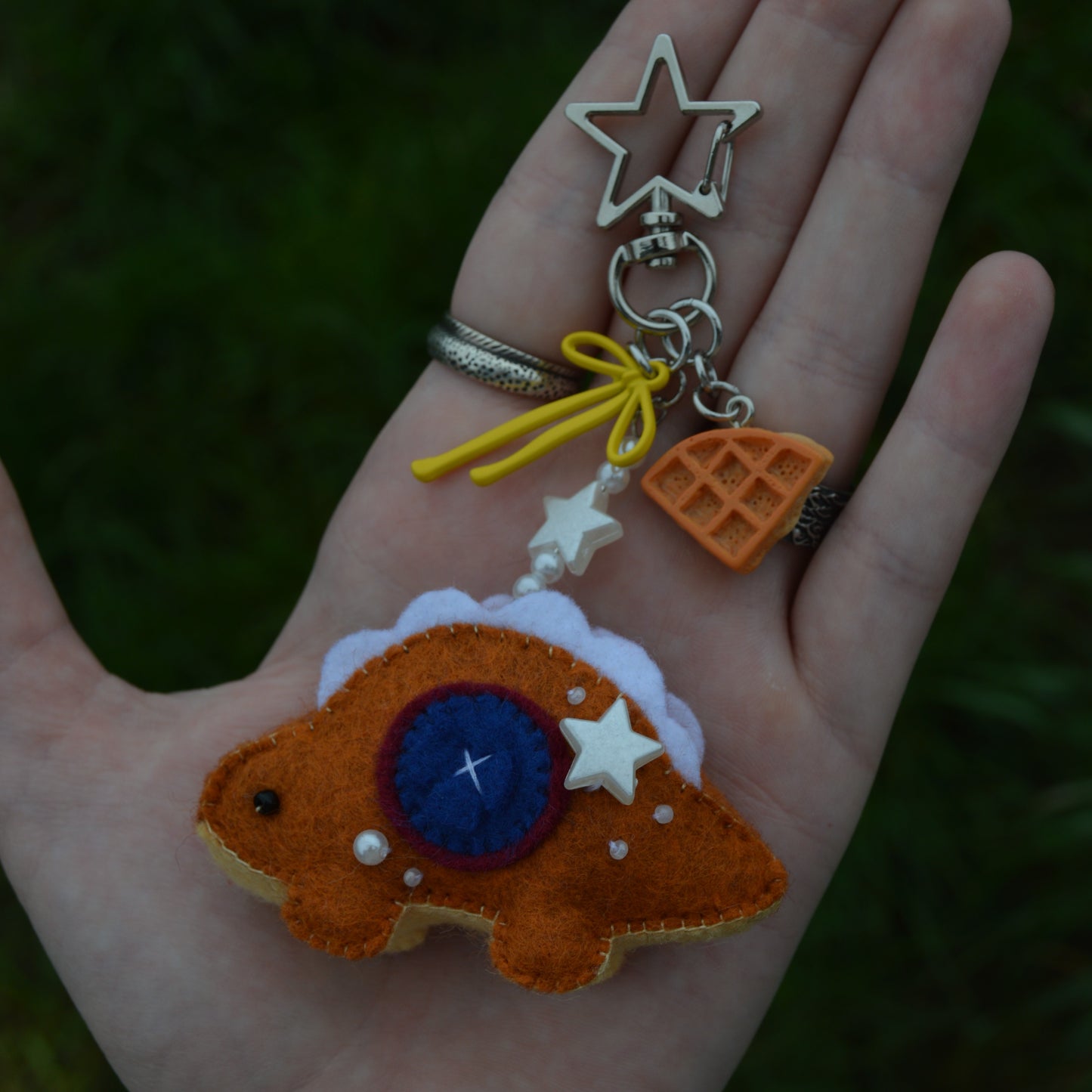 Blueberry Waffle Stego Keychain