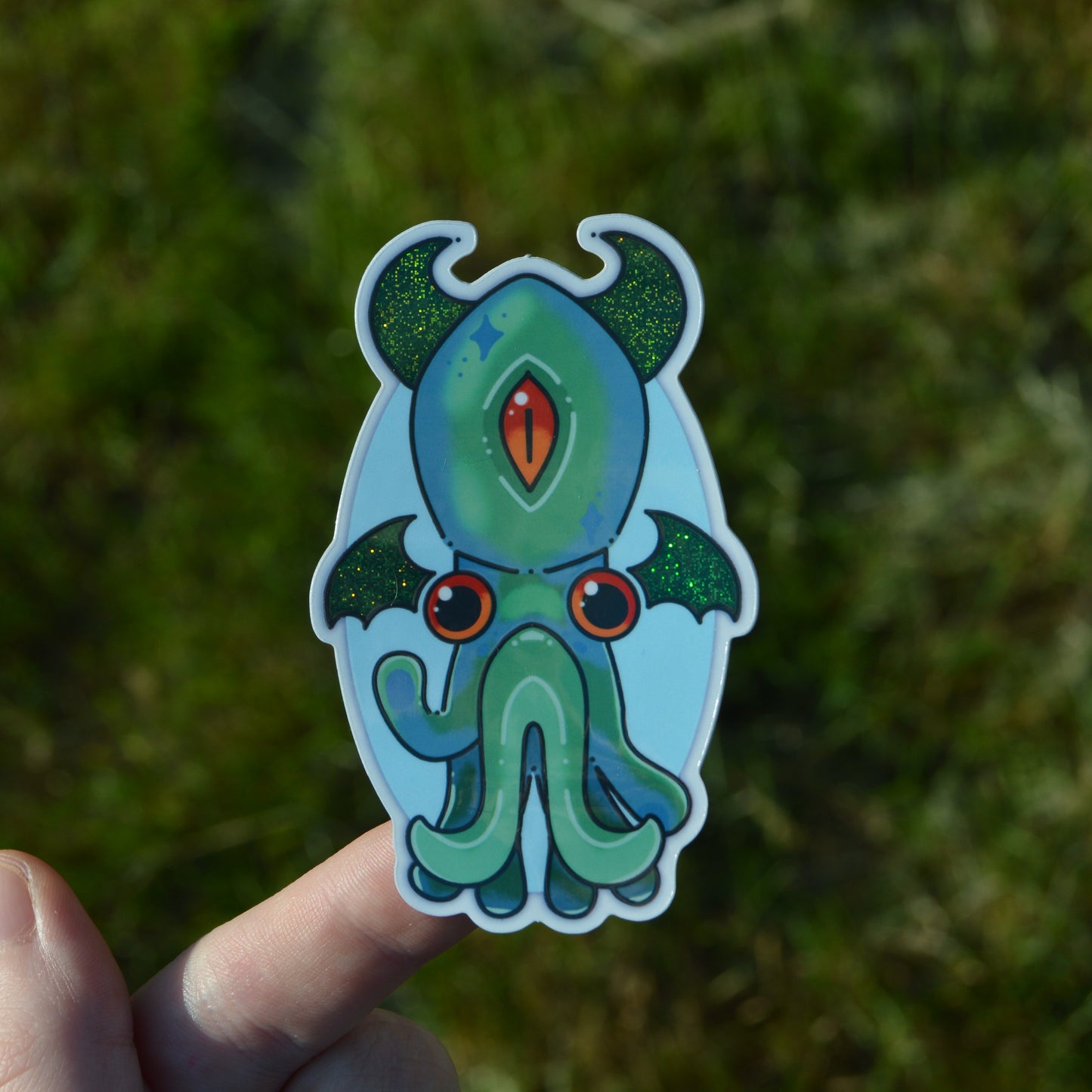 Cthulhu Squid Sticker