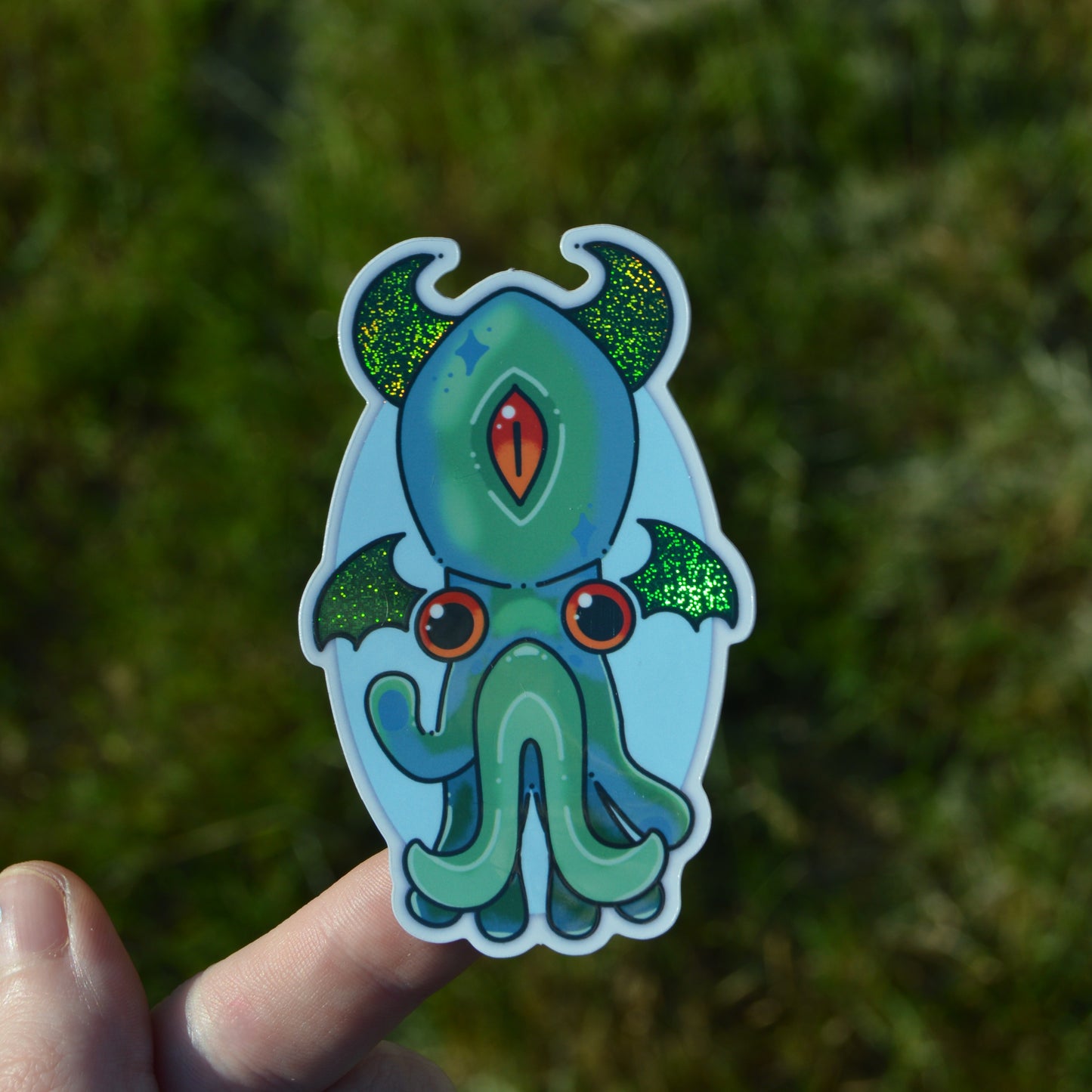 Cthulhu Squid Sticker