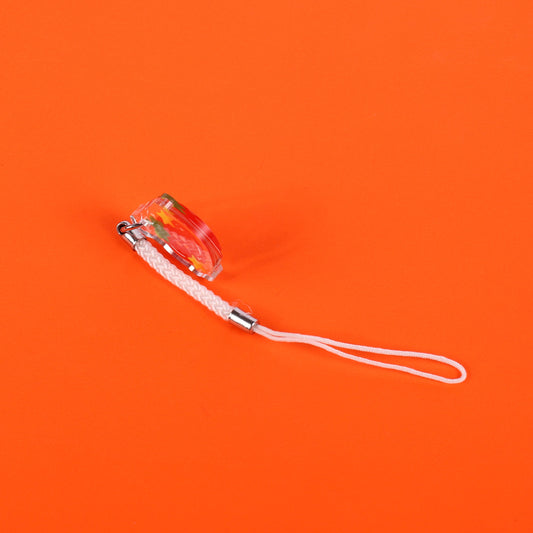 Tomato Button Phone Charm