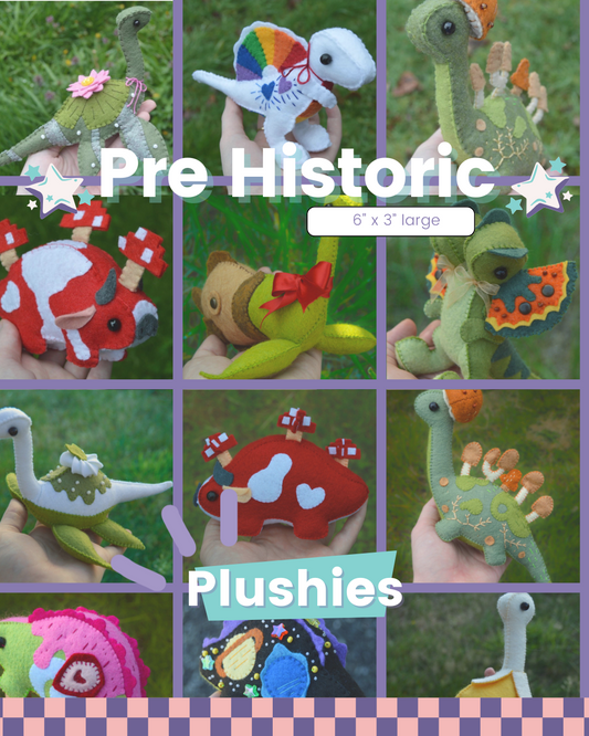 Prehistoric Plush Commission