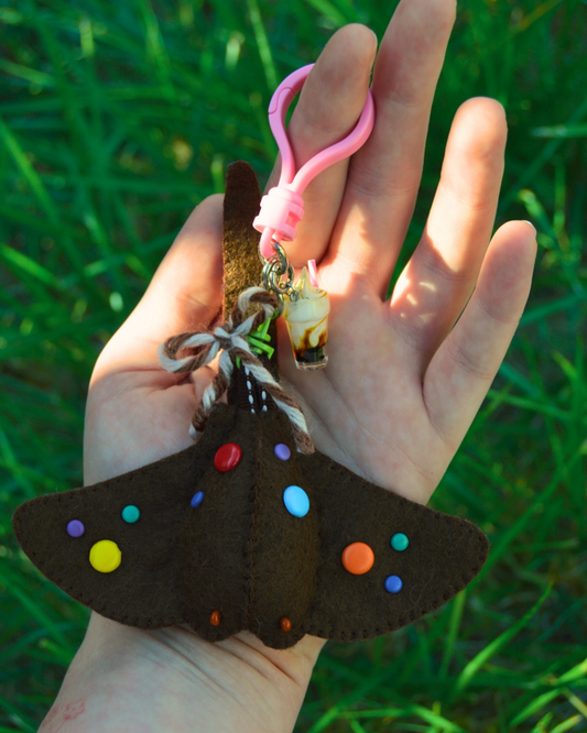 Chocolate Sting Ray Keychain