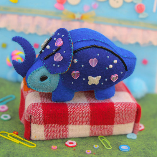 Rhino Beetle Triceratops Plush