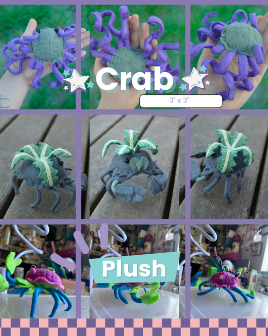 Crab Plush Commission