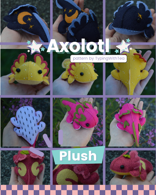 Custom Axolotl Plush