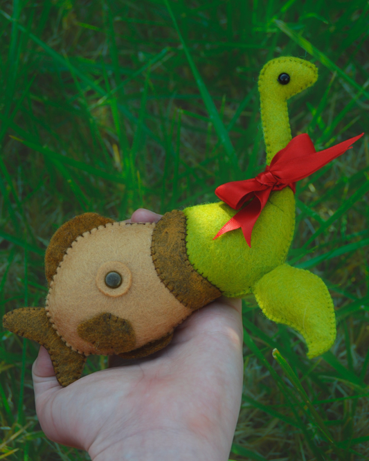 Matcha Taiyaki Plesiosaur Plush