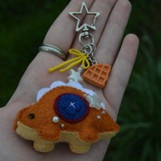 Blueberry Waffle Stego Keychain