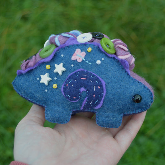 Coraline Roll Cake Stegosaurus Plush