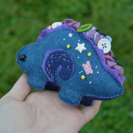 Coraline Roll Cake Stegosaurus Plush