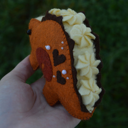 Cinnamon Pumpkin Roll Cake Stegosaurus Plush