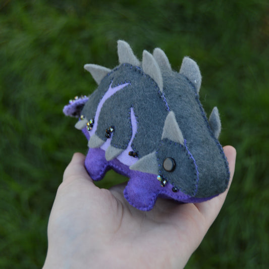 Geode Ankylosaurus Plush