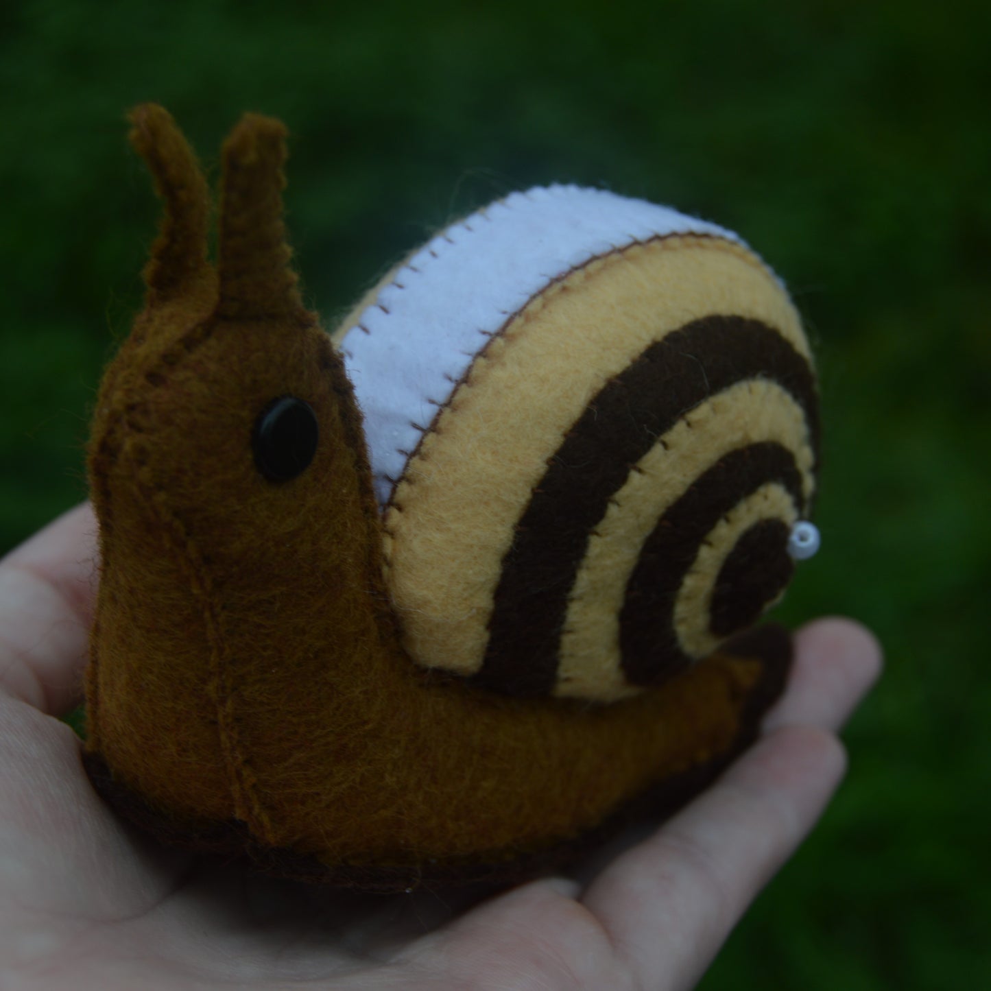 Cinnamon Roll Snail Plush