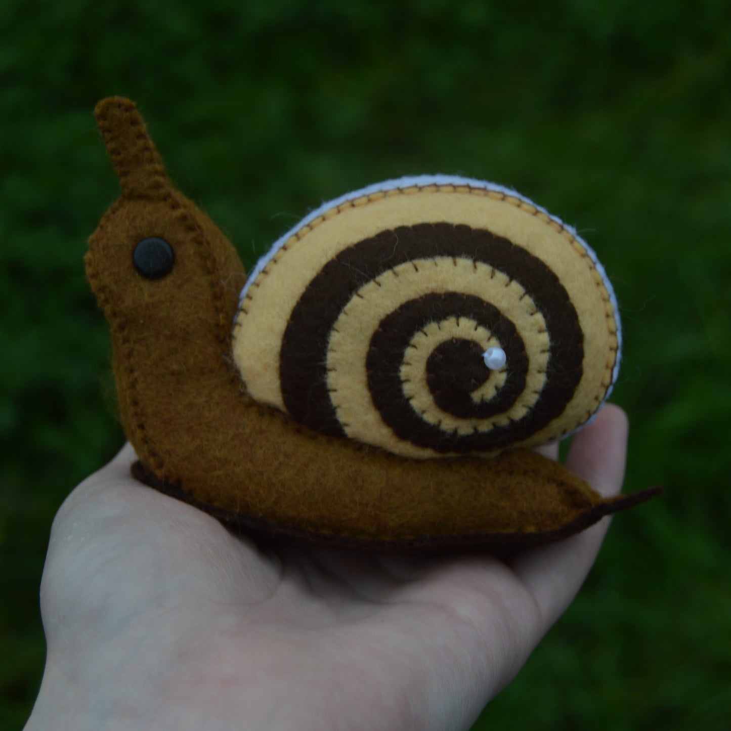 Cinnamon Roll Snail Plush