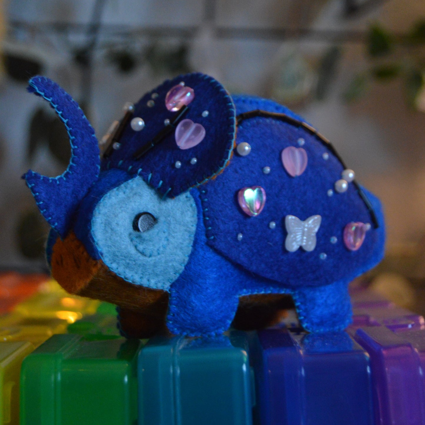 Rhino Beetle Triceratops Plush